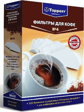 TOPPERR 3012 Бумажные одноразовые фильтры