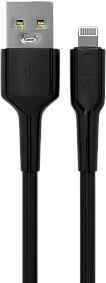 Кабель MORE CHOICE (4620202552990) K63i USB 2.4A для Lightning , черный