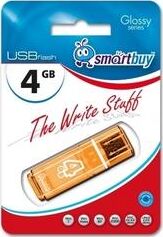 USB флеш SMARTBUY (SB4GBGS-OR) 4GB GLOSSY SERIES ORANGE