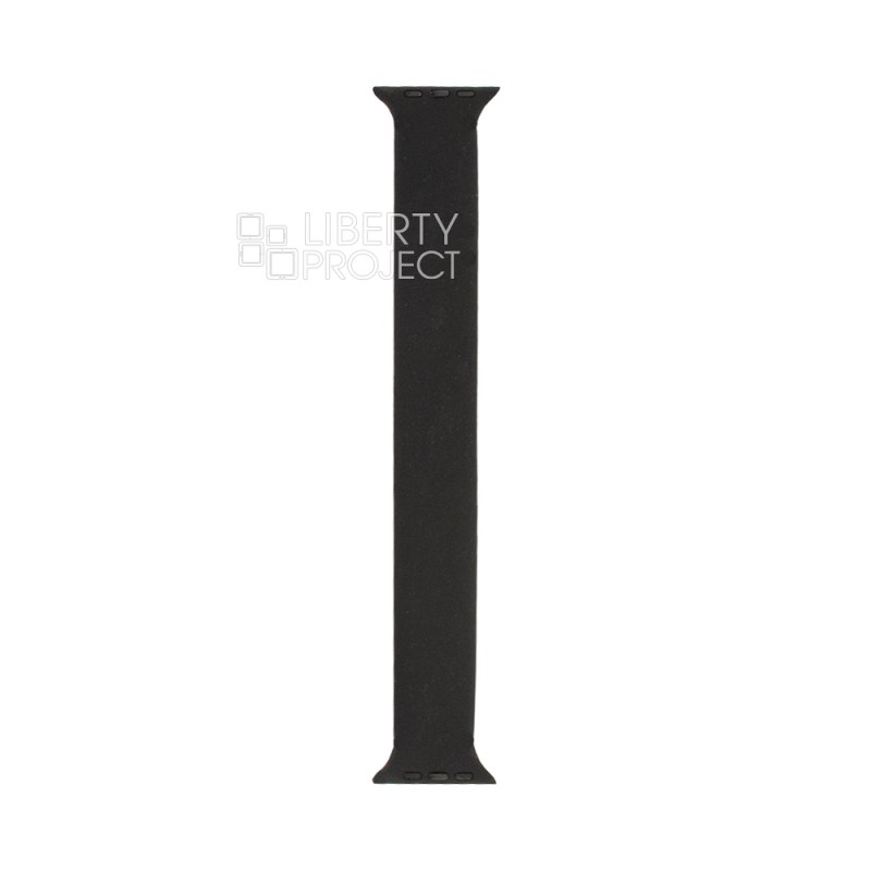 Монобраслет для Apple Watch COTEetCI W58 Liquid Silicone Band 38/40 мм (150) (черный)