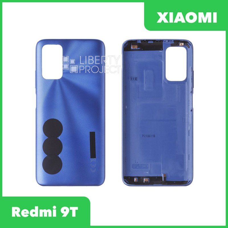 Задняя крышка для Xiaomi Redmi 9T (M2010J19SG/Y) (синий)