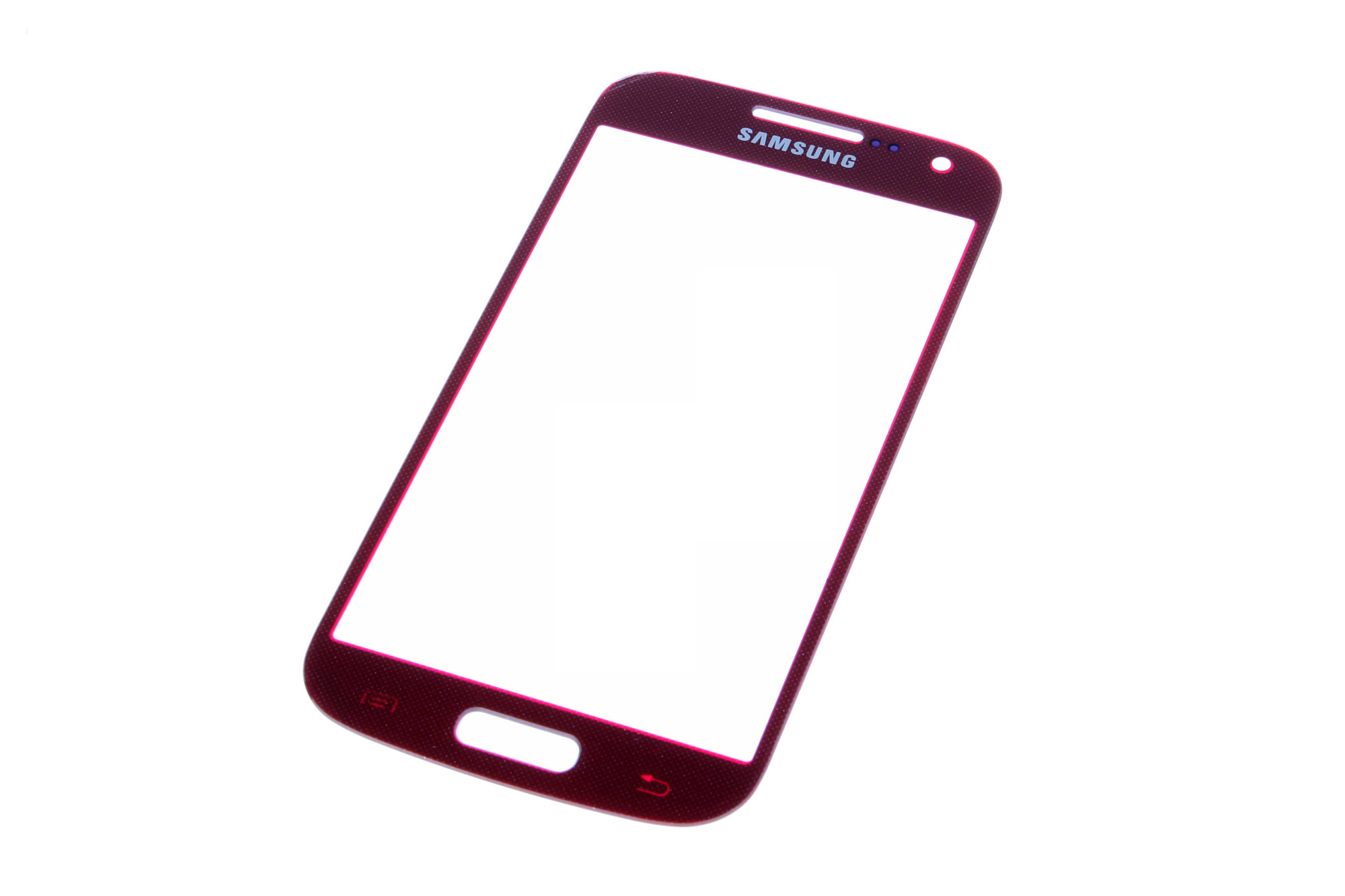 Стекло для переклейки Samsung i9190/i9192/9195 S4 Mini красный