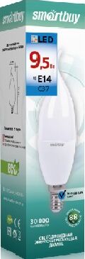 Лампа светодиодная SMARTBUY (SBL-C37-9_5-60K-E14) 9.5W/6000/E14
