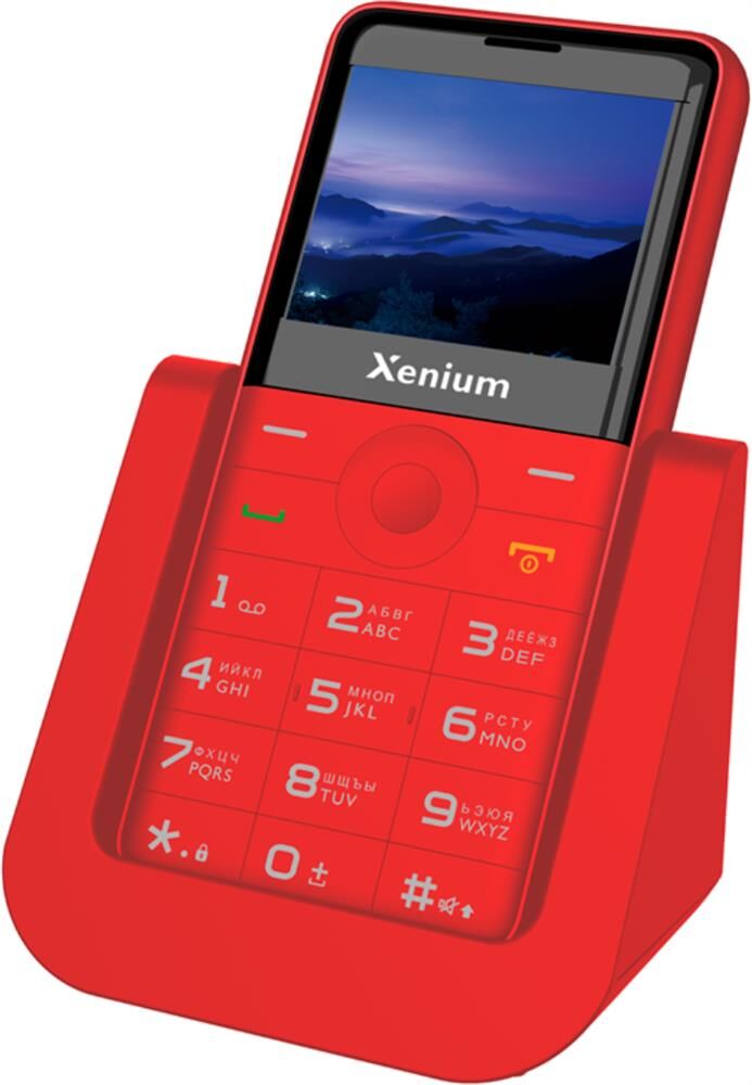 Телефон мобильный XENIUM X700 Red