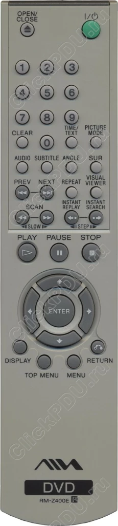 Пульт Aiwa RM-Z400E к DVD-плееру оригинальный