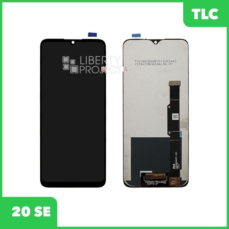LCD дисплей для TCL 20 SE в сборе с тачскрином (черный)