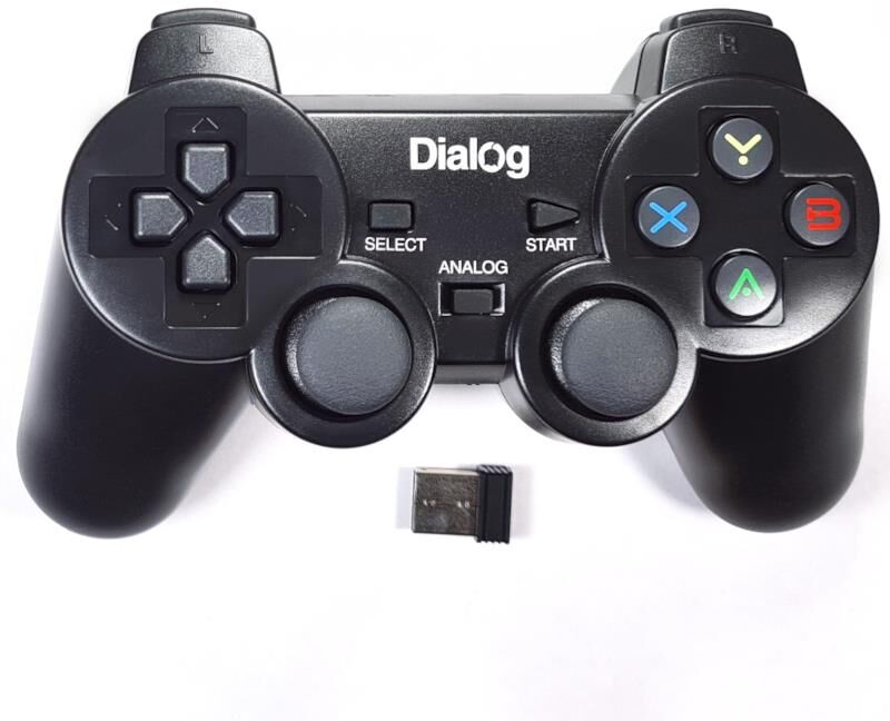Геймпад DIALOG GP-A12RF, черный