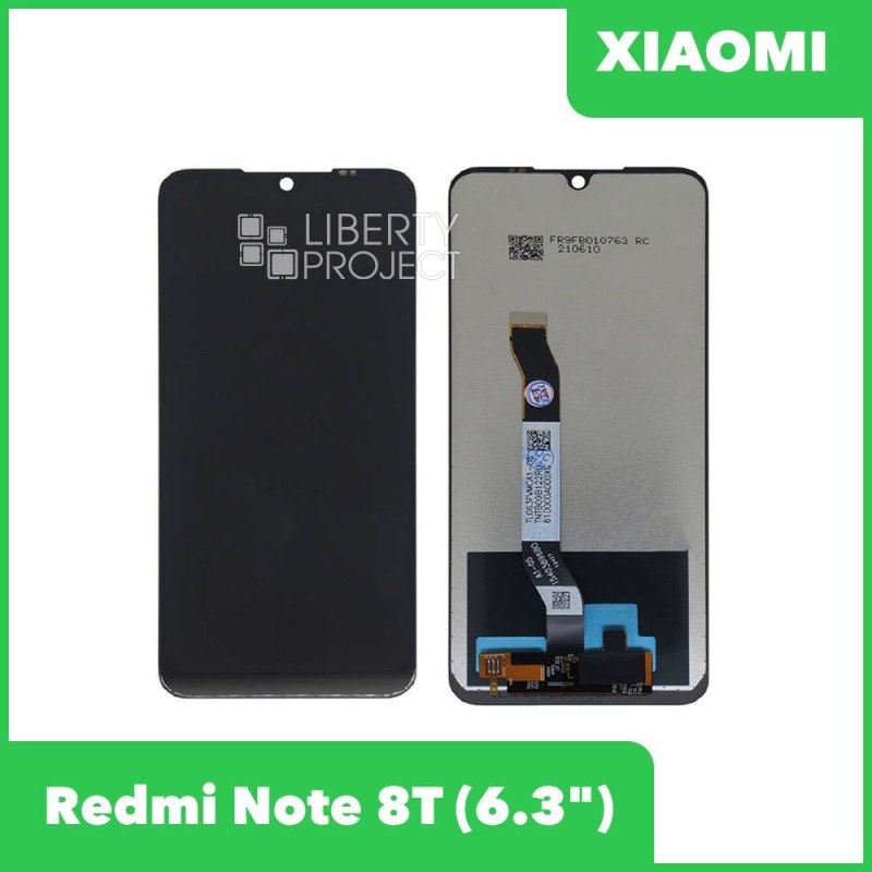 LCD дисплей для Xiaomi Redmi Note 8T с тачскрином (черный)