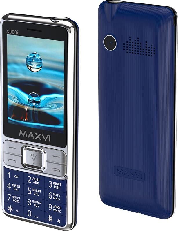 Телефон мобильный MAXVI X900i blue