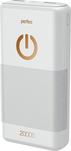 Power Bank PERFEO (PF_B4299) SPLASH - 20000 mah, белый