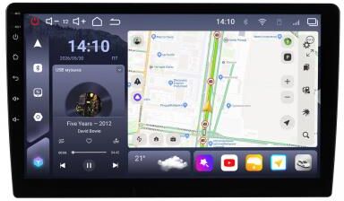 Автомагнитола 2 DIN ASPECT AV-GT104, Монитор 10", 4/64 Гб, IPS 1280*800, 2 Core 1.8 GHz + 6 Core 1.5 GHz, Android 15, WiFi, 4G LTE, BT 5.4, 4х60 Вт,DSP, FAN