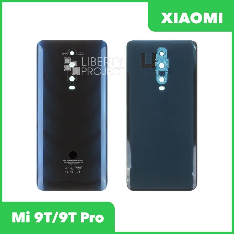 Задняя крышка для Xiaomi Mi 9T/9T Pro со стеклом камеры (синий)