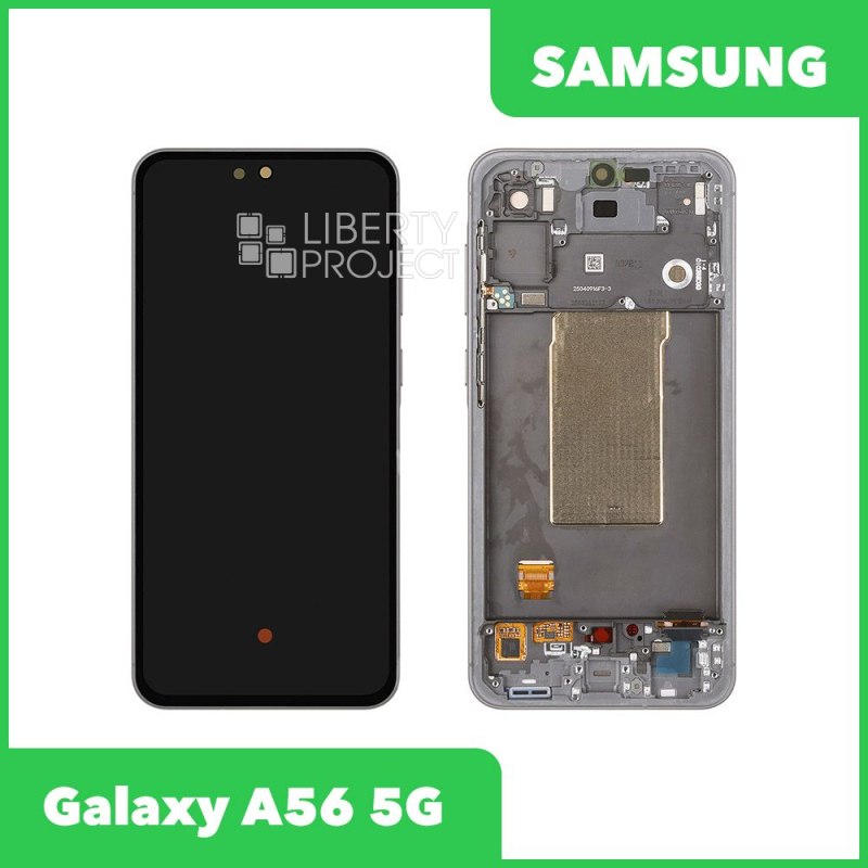 LCD дисплей для Samsung Galaxy A56 5G SM-A566B в рамке (черный) 100% OR SP