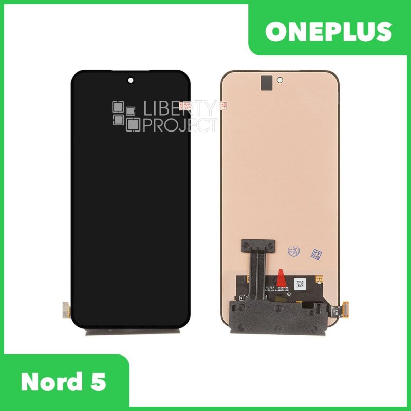 LCD дисплей для OnePlus Nord 5 в сборе с тачскрином (черный)OR 100%