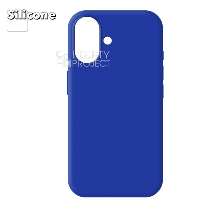 Силиконовый чехол для iPhone 16 "Silicone Case" Ultramarine (фиолетовый)