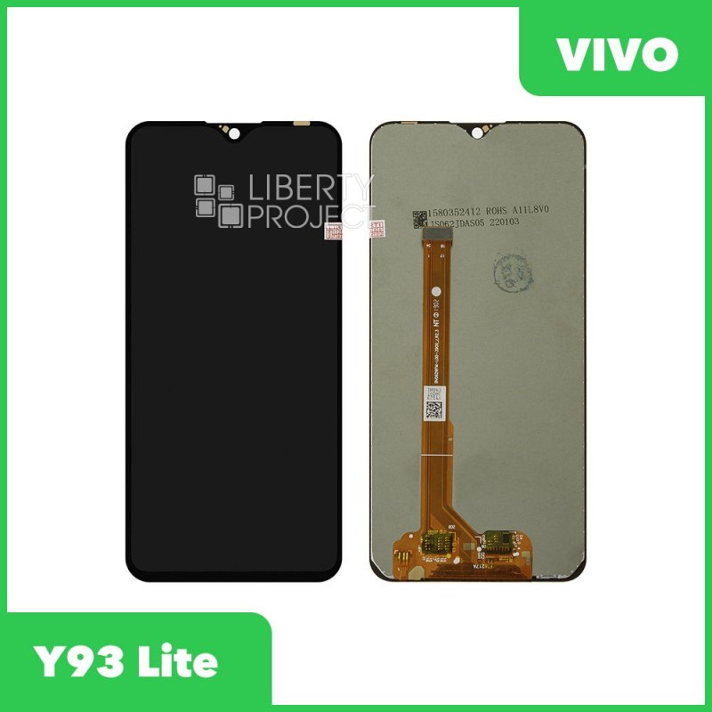 LCD дисплей для Vivo Y93 Lite с тачскрином (черный) Premium Quality
