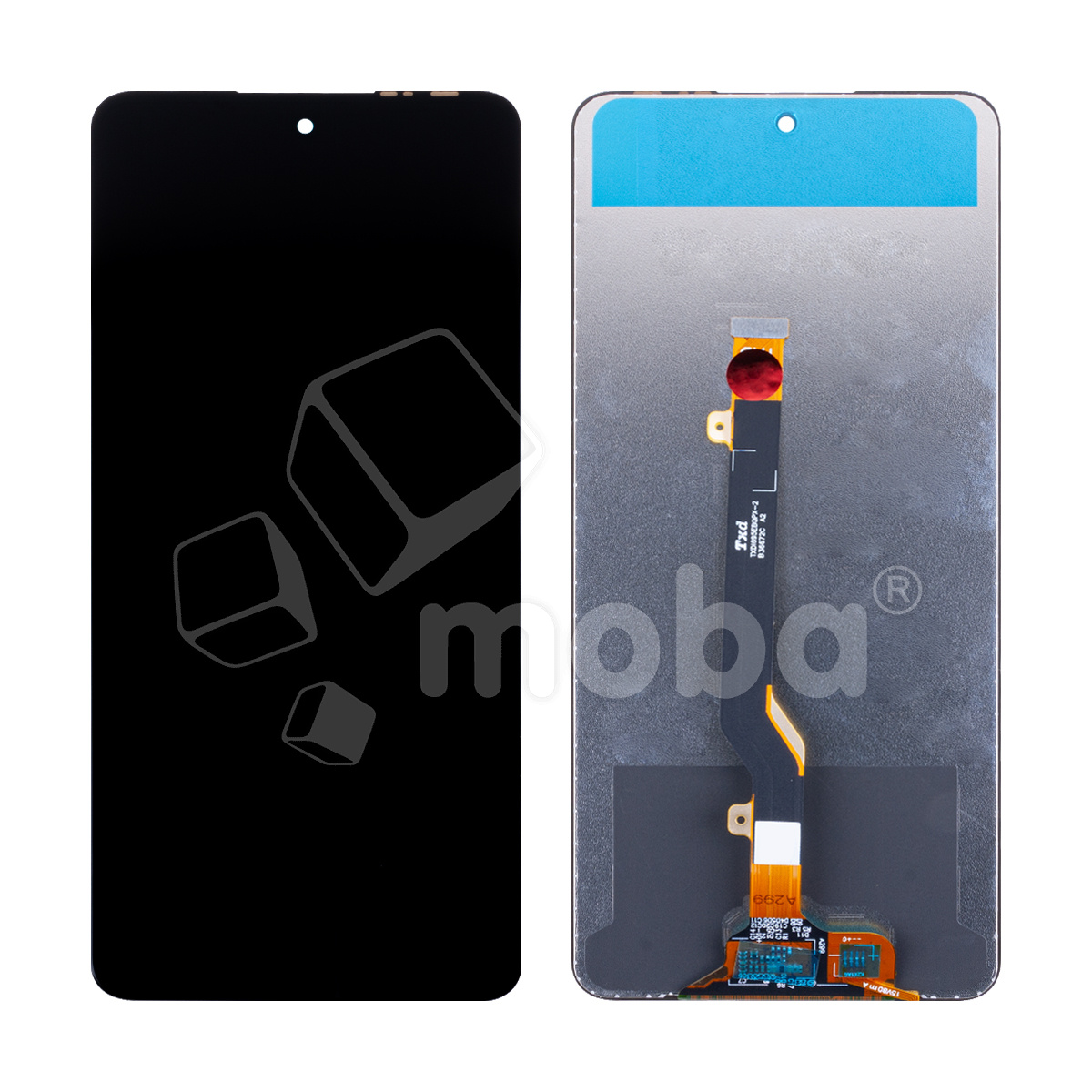 Дисплей для Tecno Pova 3 (LF7n) в сборе с тачскрином Черный - OR (Full HD, 300 Кд/м2, 90 Гц)