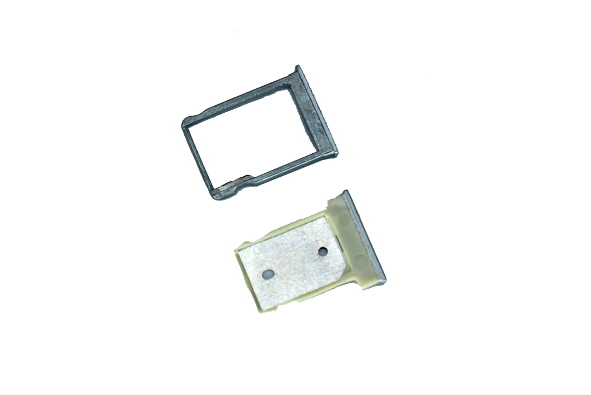 SIM лоток (Держатель сим карты) для HTC M9 (2 в 1) белый