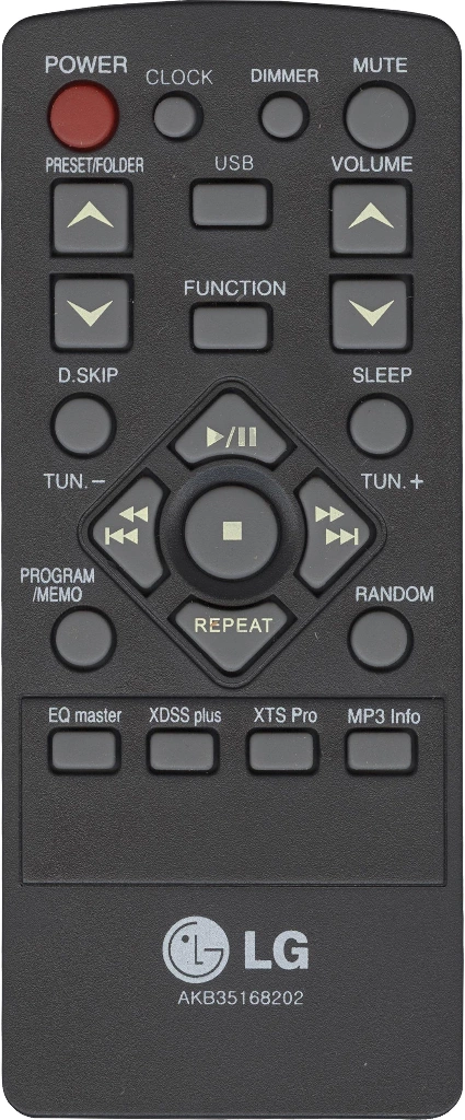 Пульт LG AKB35168202 оригинальный
