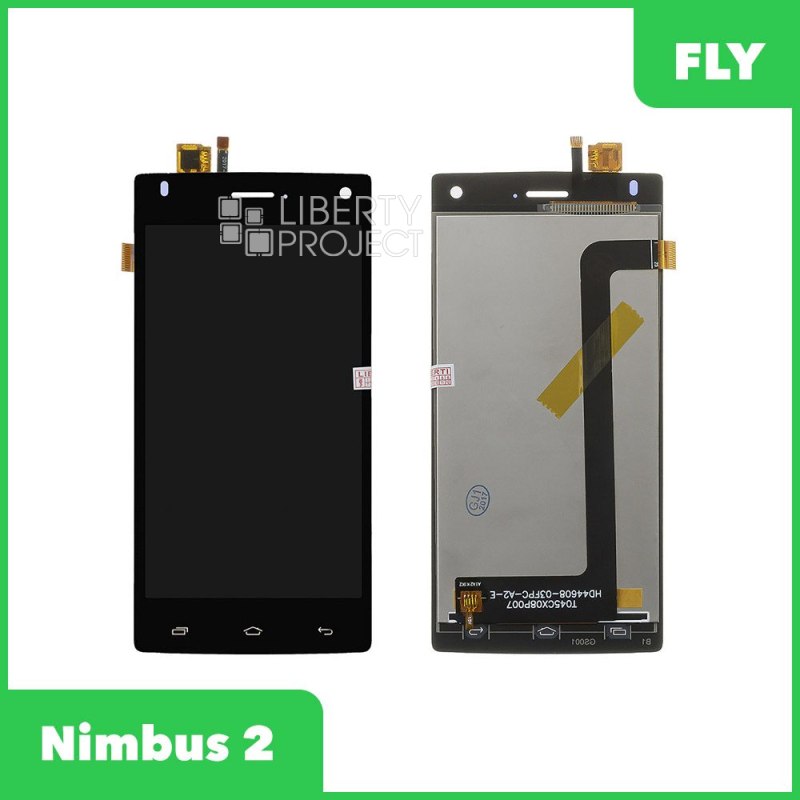 LCD дисплей для Fly FS452 Nimbus 2 в сборе с тачскрином (черный)