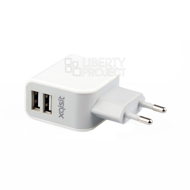 СЗУ "Soulmate" 2 USB выхода 3.1 А (белый/коробка)