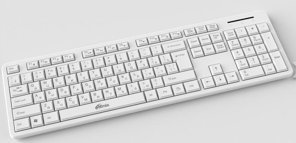 Клавиктура RITMIX RKB-304W White Белый