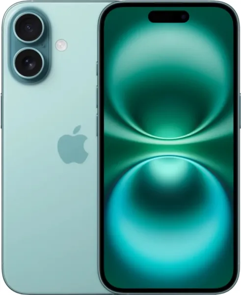 Смартфон Apple iPhone 16 512Gb Dual nano SIM teal (бирюзовый) обмененный, без коробки (новый, не активированный, без RuStore) гарантия 1 год
