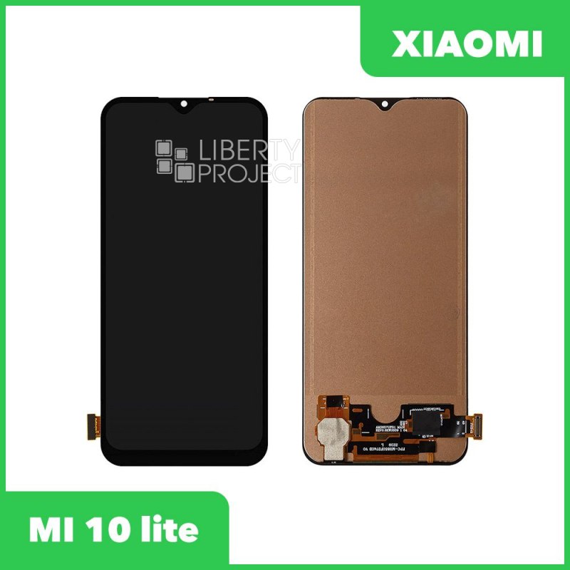 LCD дисплей для Xiaomi MI 10 lite с тачскрином TFT (черный)