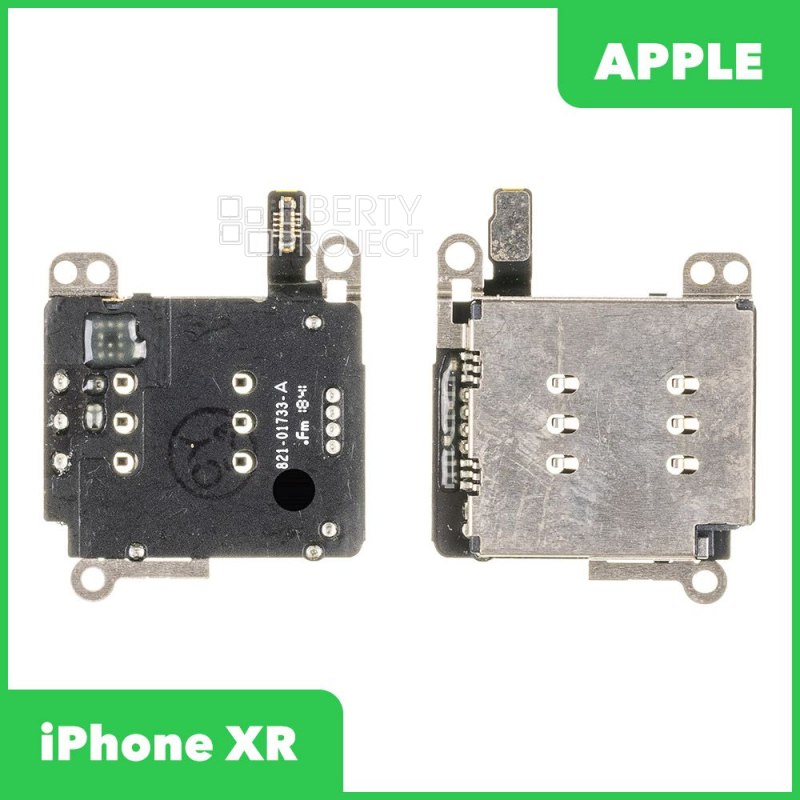 Шлейф/FLC iPhone XR разъем sim