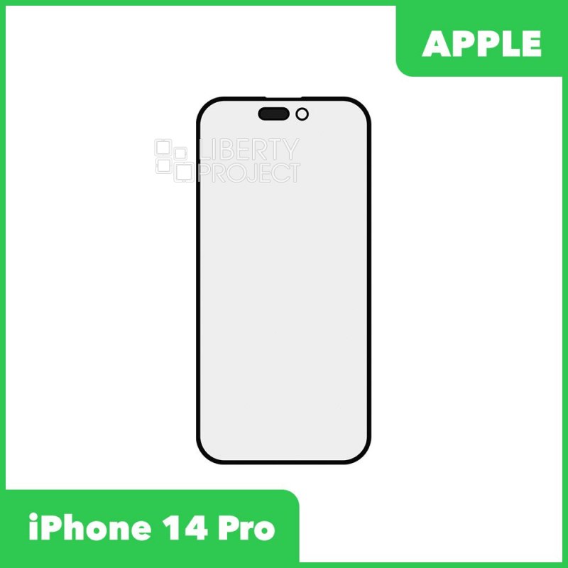 G+OCA PRO стекло для IPhone 14 Pro олеофобное покрытие (черный)