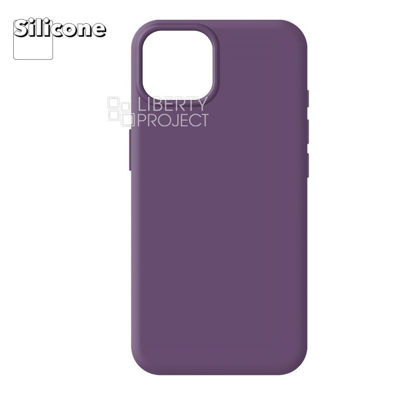Силиконовый чехол для iPhone 14 "Silicone Case" (Iris)
