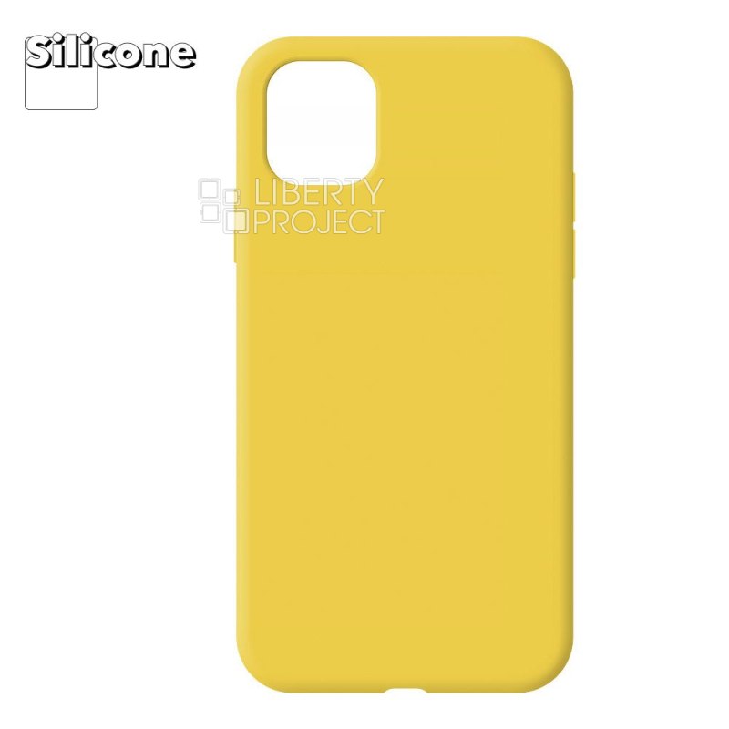 Силиконовый чехол для iPhone 11 "Silicone Case" (светло-желтый) 55