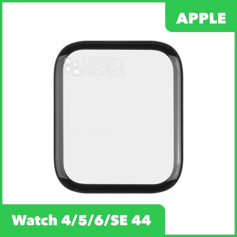 G+OCA PRO стекло для Apple Watch 4 / 5 / 6 / SE 44мм (черный)