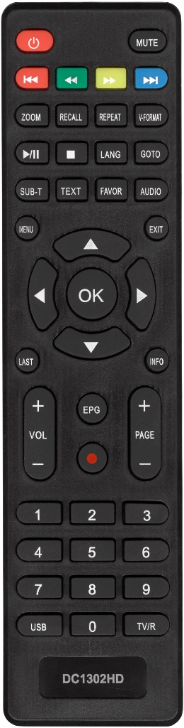Пульт Huayu DC1302HD для ресивера