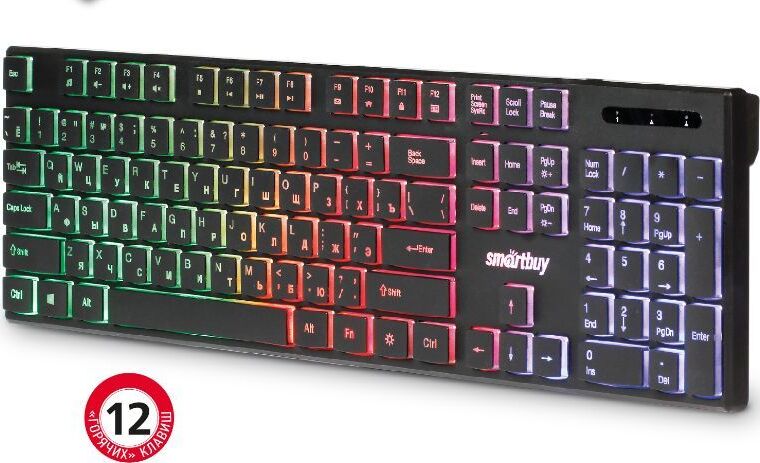 Клавиатура SMARTBUY (SBK-240U-K) ONE 240 USB черный