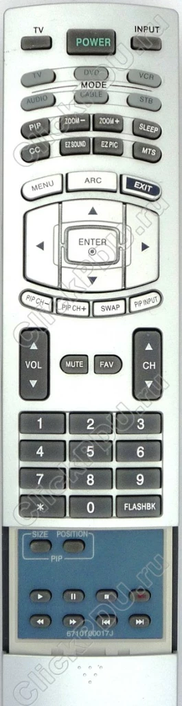 Пульт Huayu 6710T00017J для телевизора LG