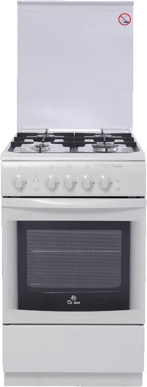 Плита газовая DE LUXE 506040.04 г (916903) бел