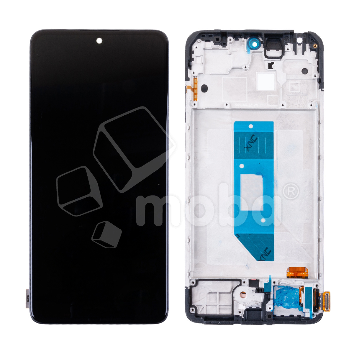 Дисплей для Xiaomi Redmi Note 14 4G (24117RN76O/24117RN76G) модуль с рамкой Черный - OR (SP)