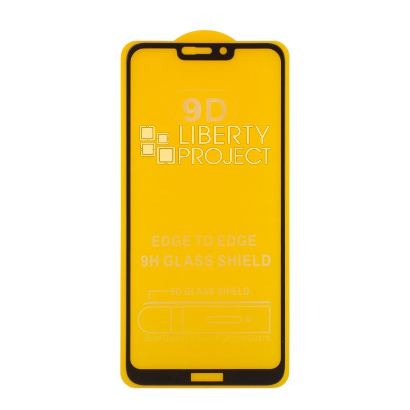 Защитное стекло Colorful Tempered Glass для Huawei Honor 8C черная рамка