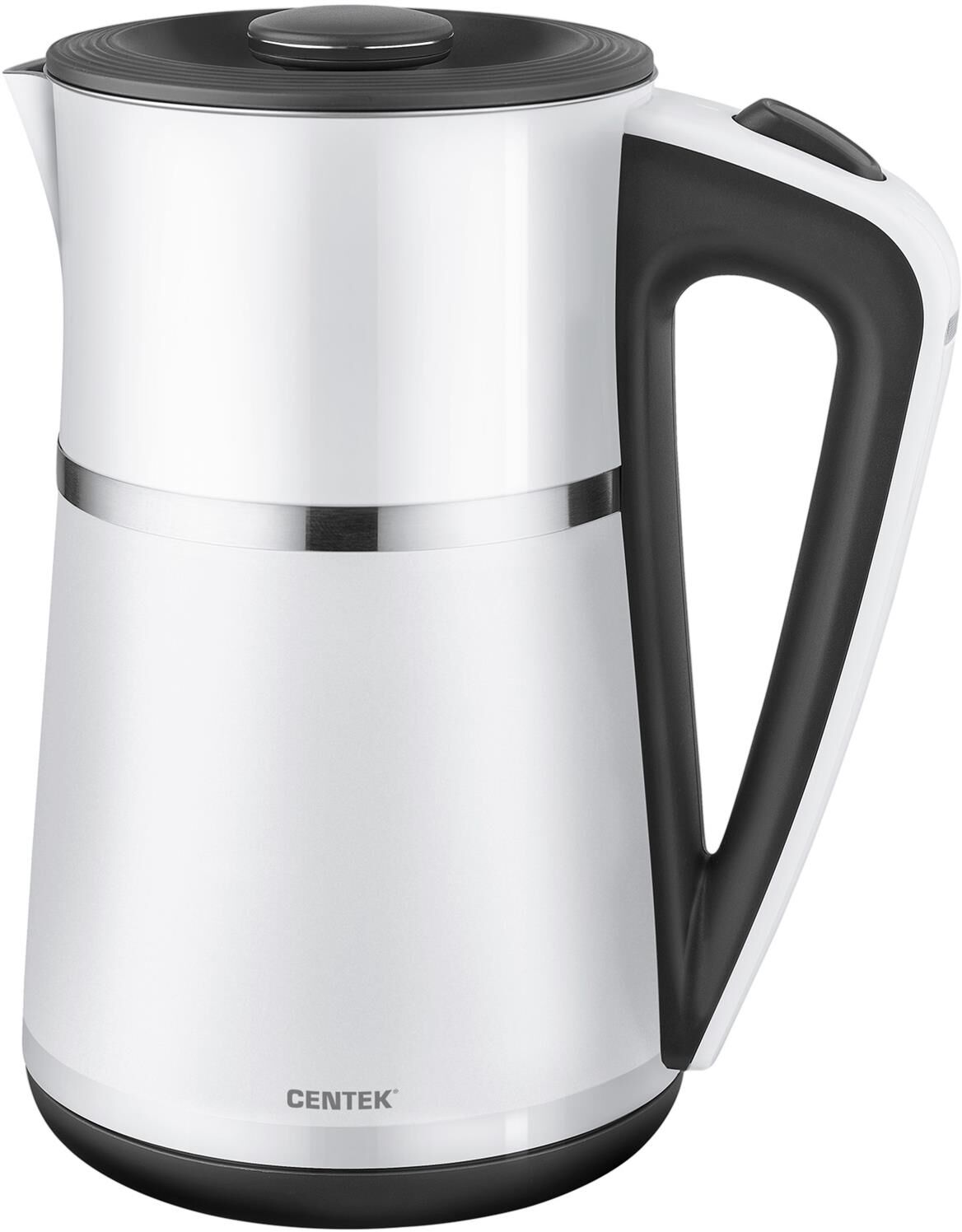 Чайник электрический CENTEK CT-0028 White (1,7л. металл/пластик)