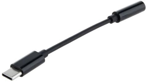 Аудио переходник ELTRONIC (1-54) 3.5 Jack (F) - Type-C с проводом (черный)