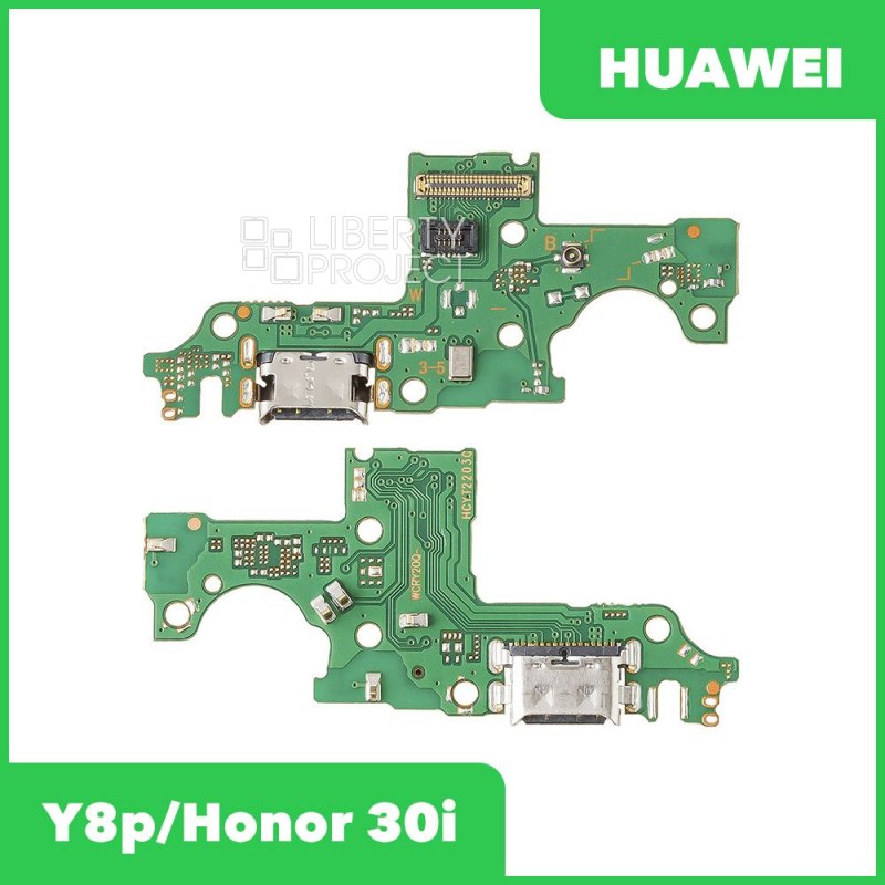 Шлейф/FLC Huawei Y8p/Honor 30i (AQM-LX1/LRA-LX1) на системный разъём/микрофон
