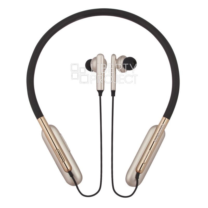 Bluetooth беспроводная гарнитура Samsung Level U Flex (золотая/коробка)