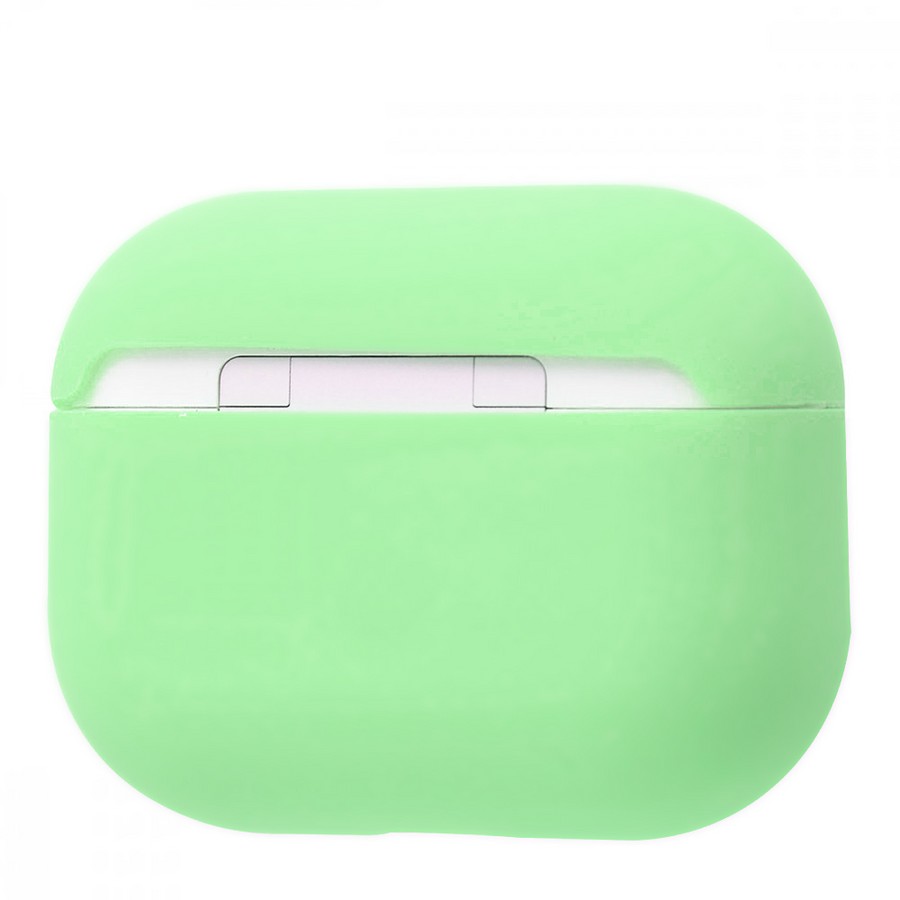 Силиконовый чехол тонкий для Apple AirPods Pro салатовый