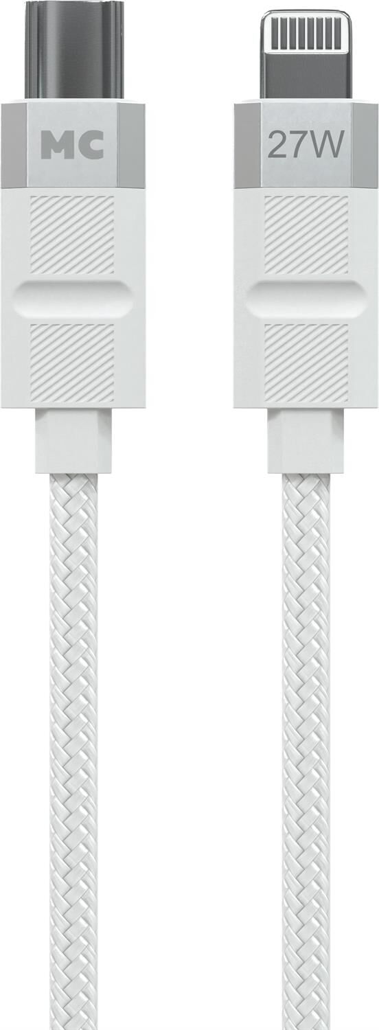 Кабель MORE CHOICE (4620202555045) K87ia USB 3.0A PD 27W для Lightning ng 8-pin Type-C - 1м , белый