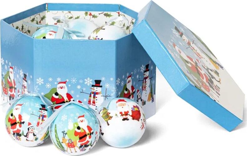 WINTER GLADE Набор ёлочных шаров папье-маше, 14 шт. 7514G080