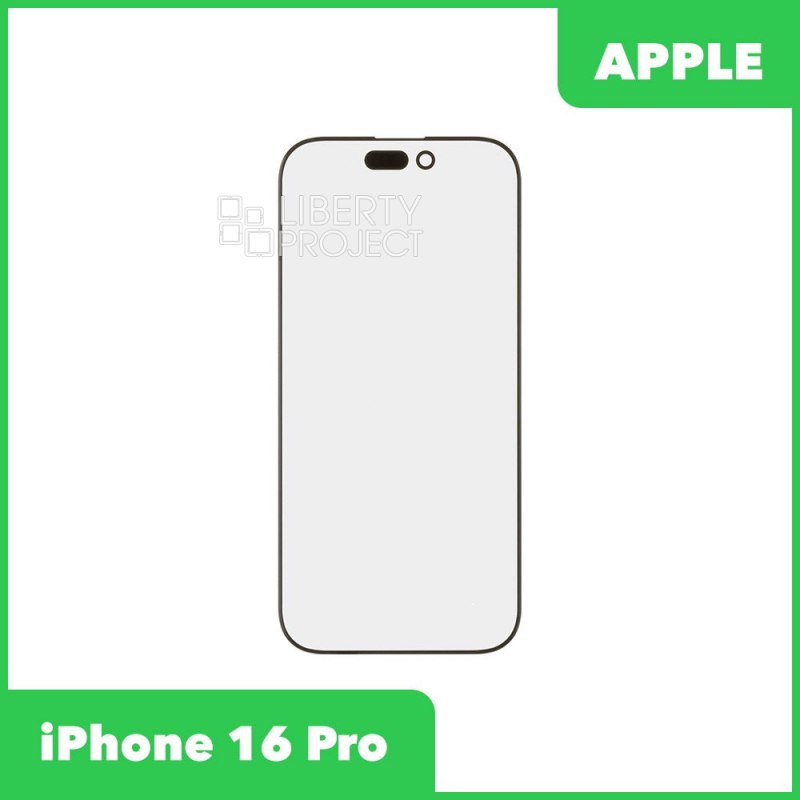 G+OCA PRO стекло для IPhone 16 Pro олеофобное покрытие (черный)