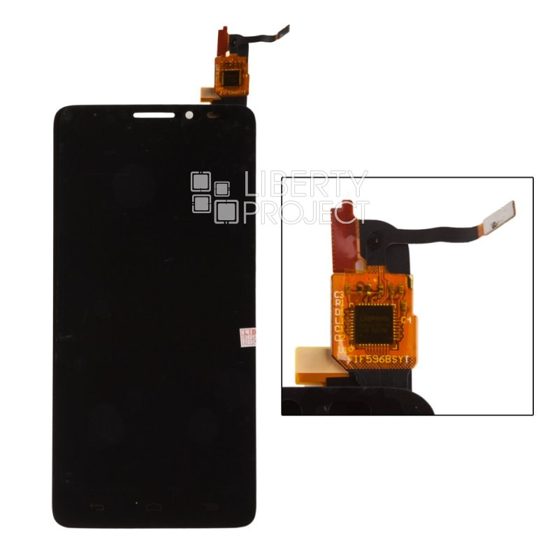 LCD дисплей для Alcatel One Touch Idol X 6040 с тачскрином (черный)