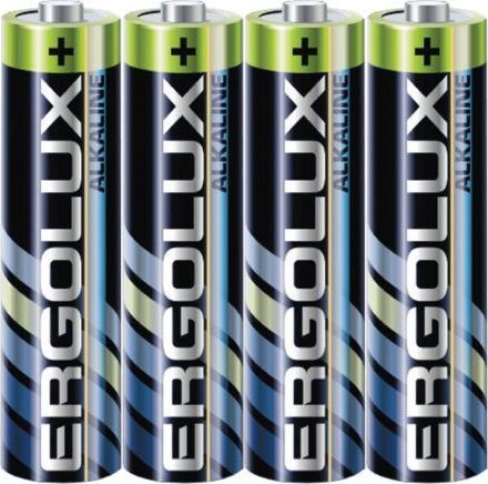 Элементы питания ERGOLUX (14281) LR03 ALKALINE SR4