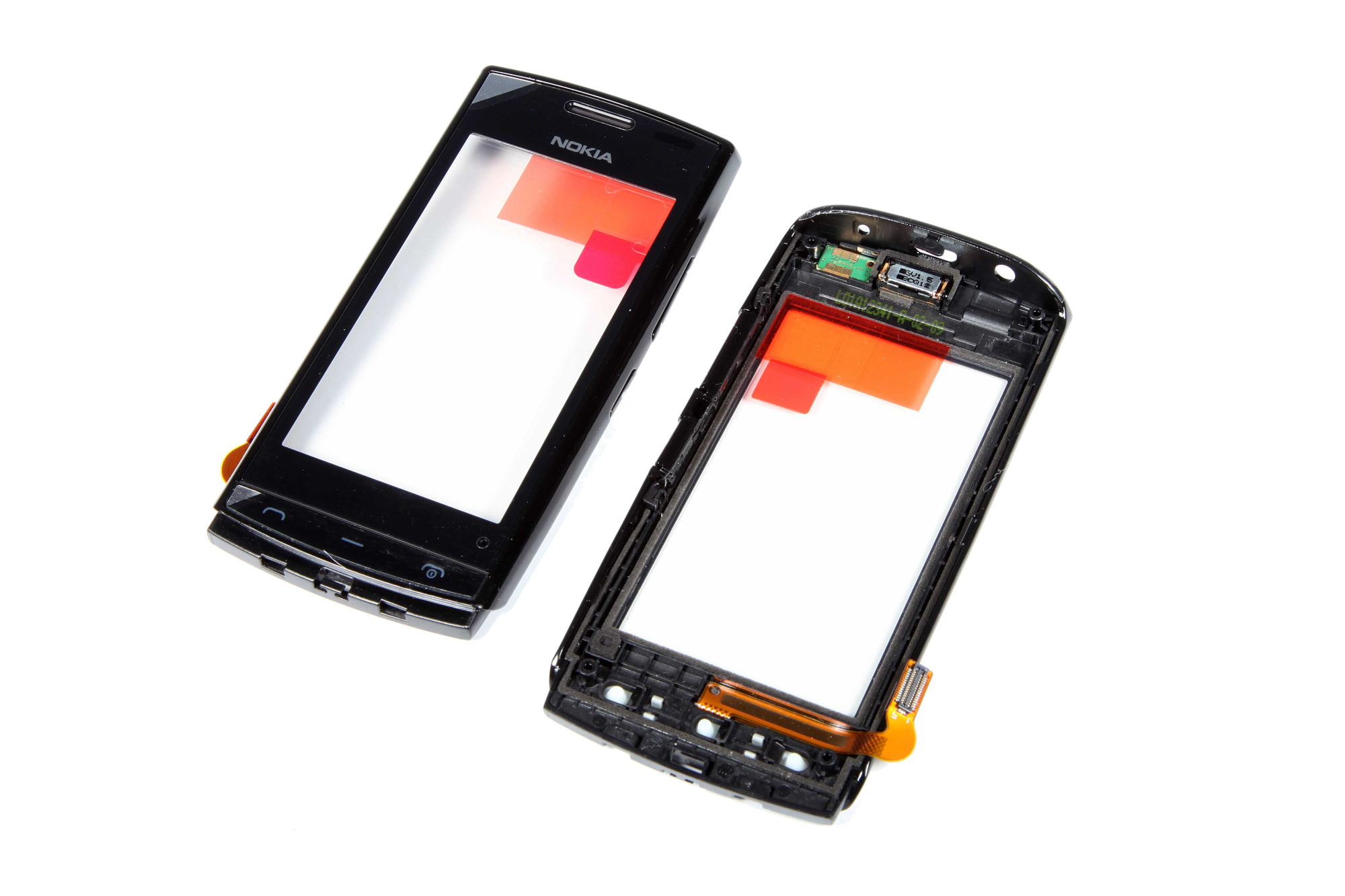 Тачскрин (сенсорное стекло) для Nokia N500 черный Service ORIG
